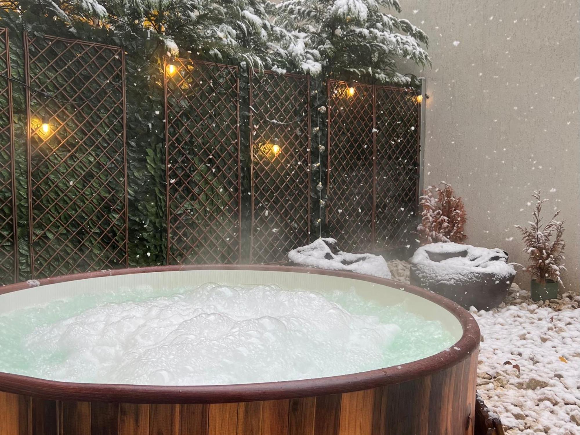 Downtown Hidden Garden With Jacuzzi In Bucharest Apartment Ngoại thất bức ảnh